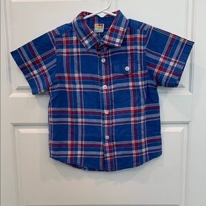 🌺Plaid Kids Button Up